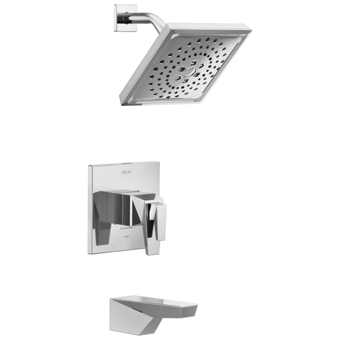 DELTA Trillian TempAssure 17T Series Tub & Shower Trim — Lumicoat® Chrome