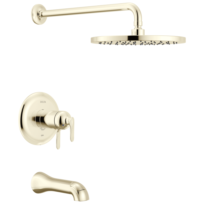 DELTA Bonacci 17T Series Tub Shower Trim — Lumicoat® Polished Nickel