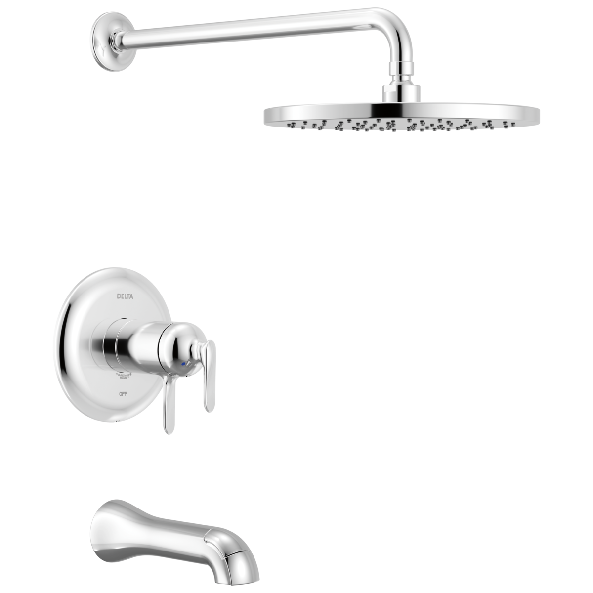 DELTA Bonacci 17T Series Tub Shower Trim — Lumicoat® Chrome