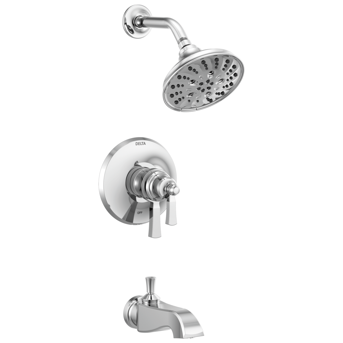 DELTA Dorval TempAssure 17T Series Tub & Shower Trim — Chrome