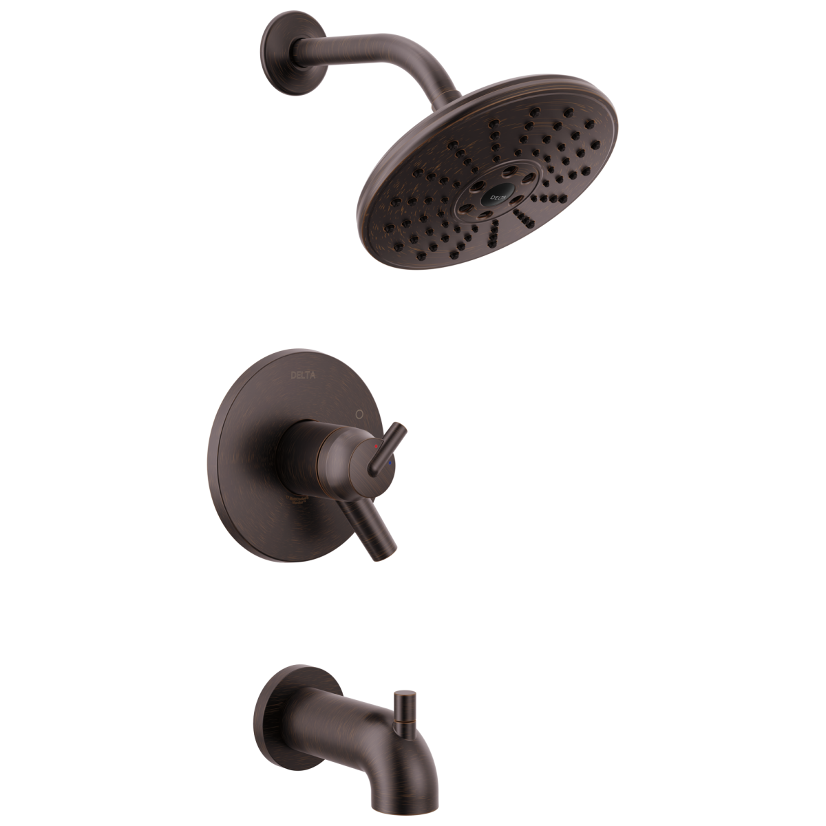 DELTA Trinsic TempAssure 17T Series H2OKINETIC Tub & Shower Trim — Venetian Bronze