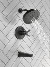 DELTA Galeon 17T S Tub Shower Trim with UltraSoak — Matte Black