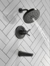 DELTA Galeon 17T S Tub Shower Trim with UltraSoak — Matte Black