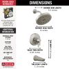 DELTA Galeon 17T S Tub Shower Trim with UltraSoak — Lumicoat® Stainless