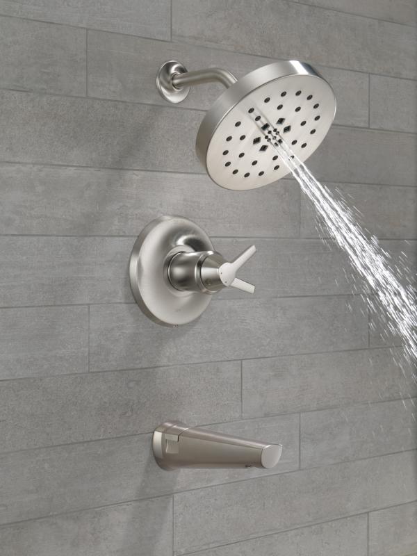 DELTA Galeon 17T S Tub Shower Trim with UltraSoak — Lumicoat® Stainless
