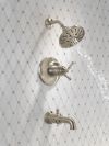 DELTA Broderick 17T Series Tub Shower Trim — Lumicoat® Stainless
