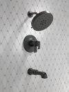 DELTA Tetra 17T Series Tub Shower Trim — Matte Black