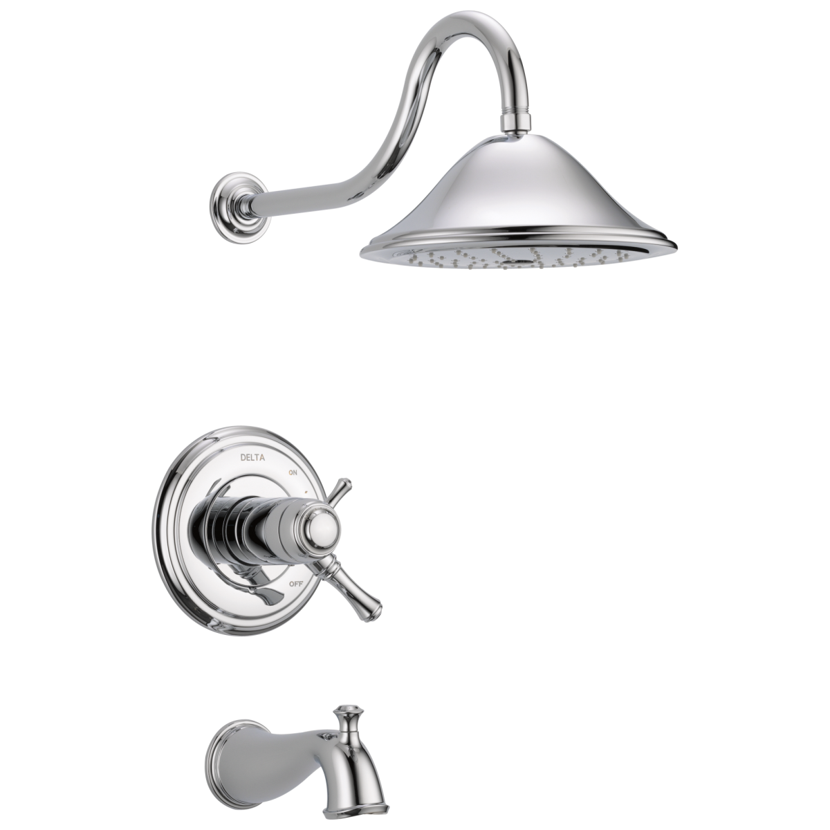 DELTA Cassidy TempAssure 17T Series Tub & Shower Trim — Chrome