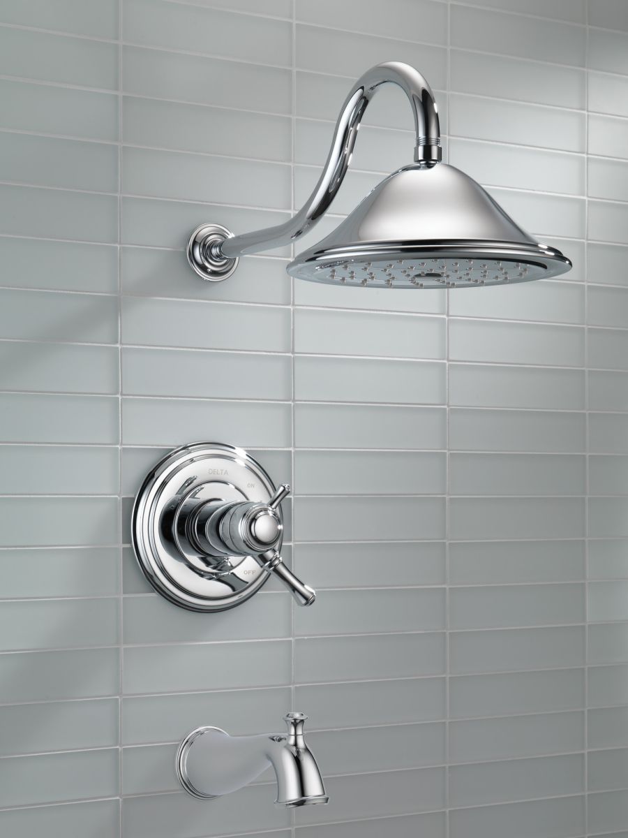 DELTA Cassidy TempAssure 17T Series Tub & Shower Trim — Chrome