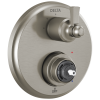 DELTA Dorval Traditional 2-Handle Monitor 14 Series Valve Trim with 3 Setting Diverter — Stainless