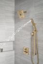 DELTA Universal Showering Components Square Wall Elbow for Hand Shower — Lumicoat® Champagne Bronze