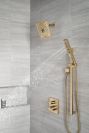 DELTA Universal Showering Components Square Wall Elbow for Hand Shower — Lumicoat® Champagne Bronze