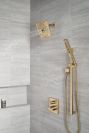 DELTA Universal Showering Components H2OKINETIC Hand Shower 1.75 GPM w/Slide Bar 4S — Lumicoat® Champagne Bronze
