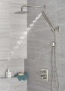DELTA Ara Angular Modern Monitor 14 Series Valve Trim with 3-Setting Integrated Diverter — Stainless