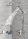 DELTA Universal Showering Components Single-Setting Raincan Shower Head — Lumicoat® Stainless