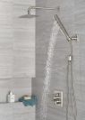 DELTA Universal Showering Components Single-Setting Raincan Shower Head — Lumicoat® Stainless