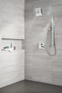 DELTA Ara Angular Modern Monitor 14 Series Valve Trim with 3-Setting Integrated Diverter — Chrome
