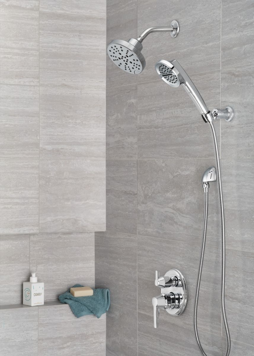 DELTA Galeon 14S Integrated Diverter Trim - 3 Setting — Lumicoat® Chrome