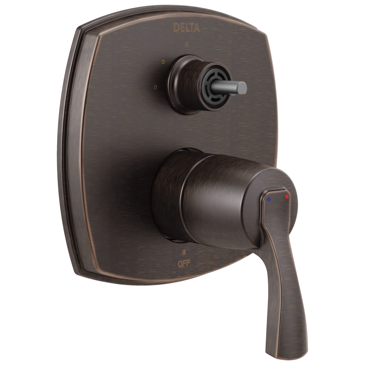 DELTA Stryke 14 Series Integrated Diverter Trim with Three Function Diverter Less Diverter Handle — Venetian Bronze