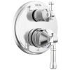 DELTA Broderick 14 Series Integrated Diverter Trim 3-Setting — Lumicoat® Chrome