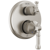 DELTA Broderick 14 Series Integrated Diverter Trim 3-Setting — Lumicoat® Stainless