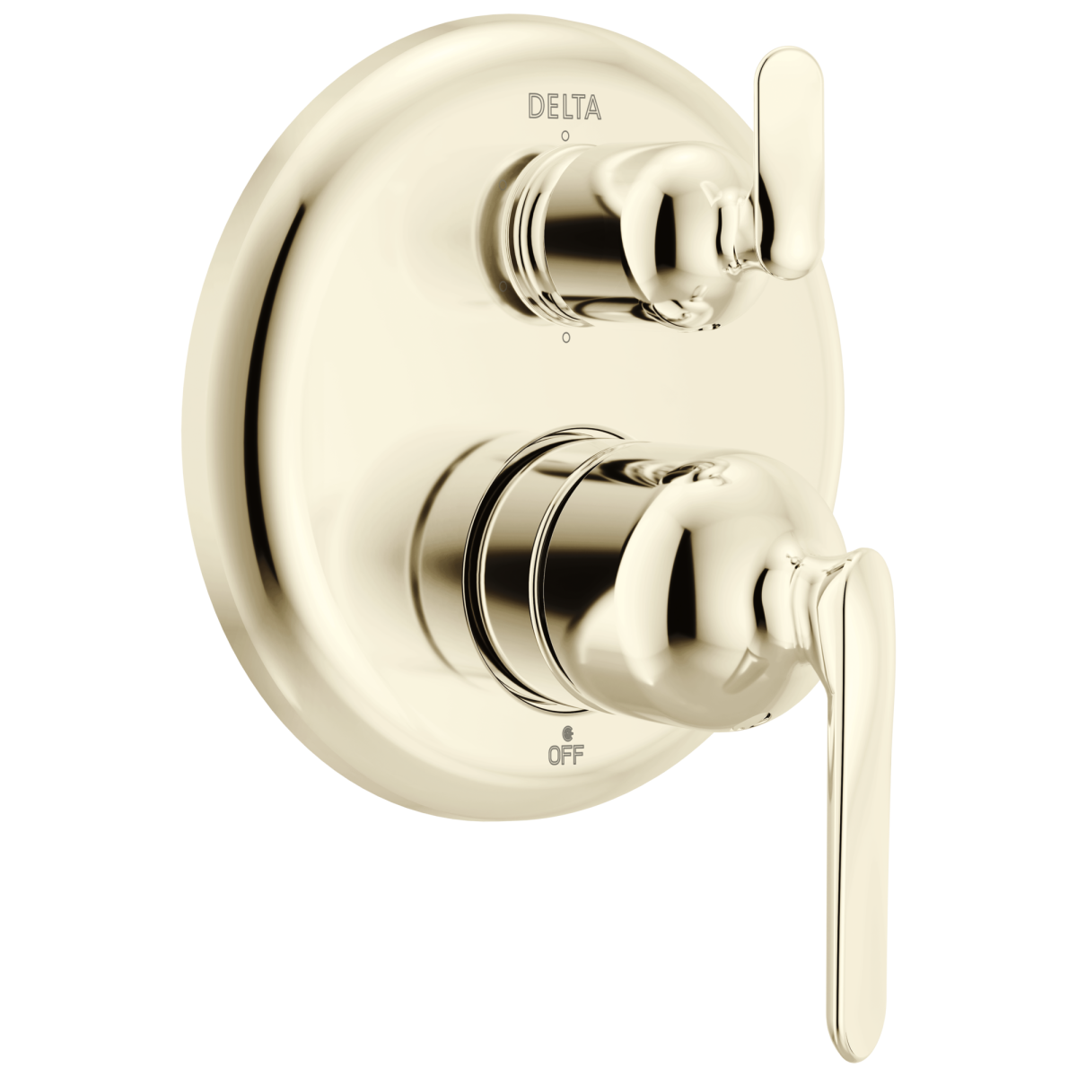 DELTA Bonacci 14 Series 6-Setting Integrated Diverter Trim — Lumicoat® Polished Nickel