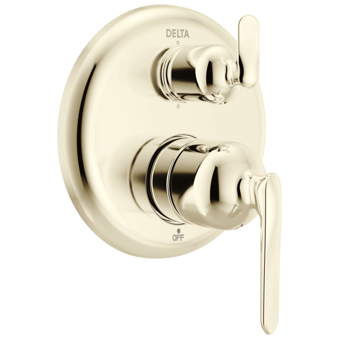 DELTA Bonacci 14 Series 6-Setting Integrated Diverter Trim — Lumicoat® Polished Nickel