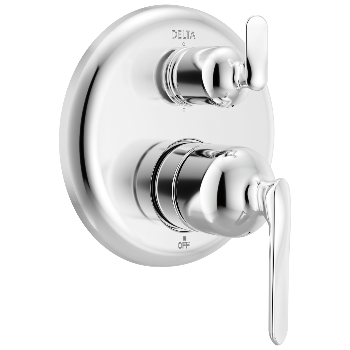 DELTA Bonacci 14 Series 6-Setting Integrated Diverter Trim — Lumicoat® Chrome