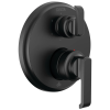 DELTA Tetra 14 Series Integrated Diverter Trim with 6-Setting — Matte Black