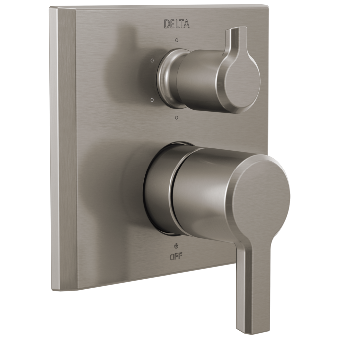 DELTA Pivotal 14 Series Integrated Diverter Trim - 6 Function Diverter — Lumicoat® Stainless