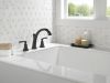 DELTA Woodhurst Roman Tub Trim — Matte Black