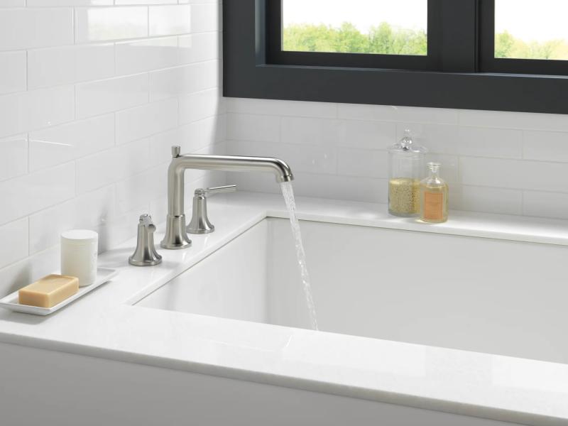 DELTA Saylor Roman Tub Trim — Stainless