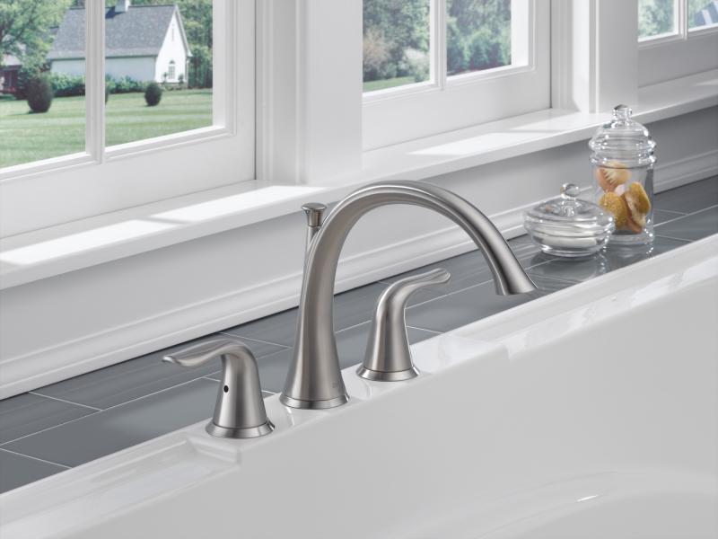 DELTA Lahara Roman Tub Trim — Stainless