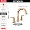 DELTA Altado Roman Tub Trim — Champagne Bronze