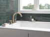 DELTA Bonacci Three Hole Roman Tub Trim — Lumicoat® Champagne Bronze