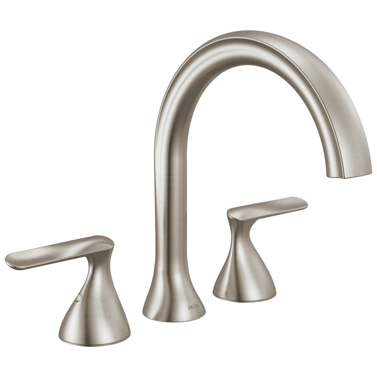 DELTA Bonacci Three Hole Roman Tub Trim — Lumicoat® Stainless