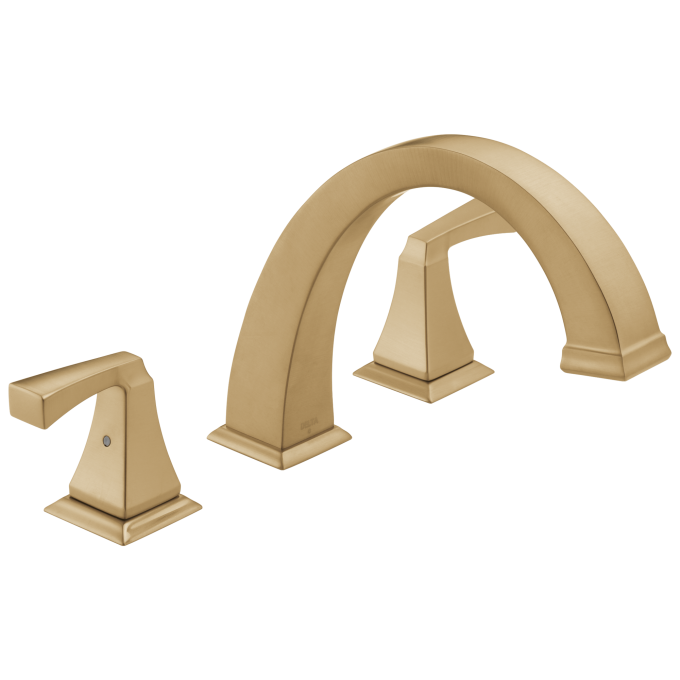 DELTA Dryden Roman Tub Trim — Champagne Bronze