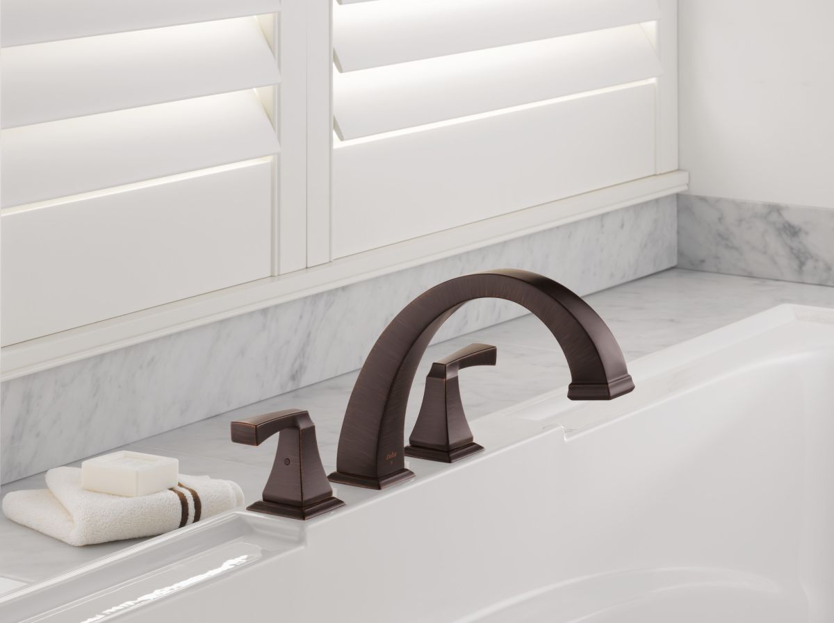 DELTA Dryden Roman Tub Trim — Venetian Bronze