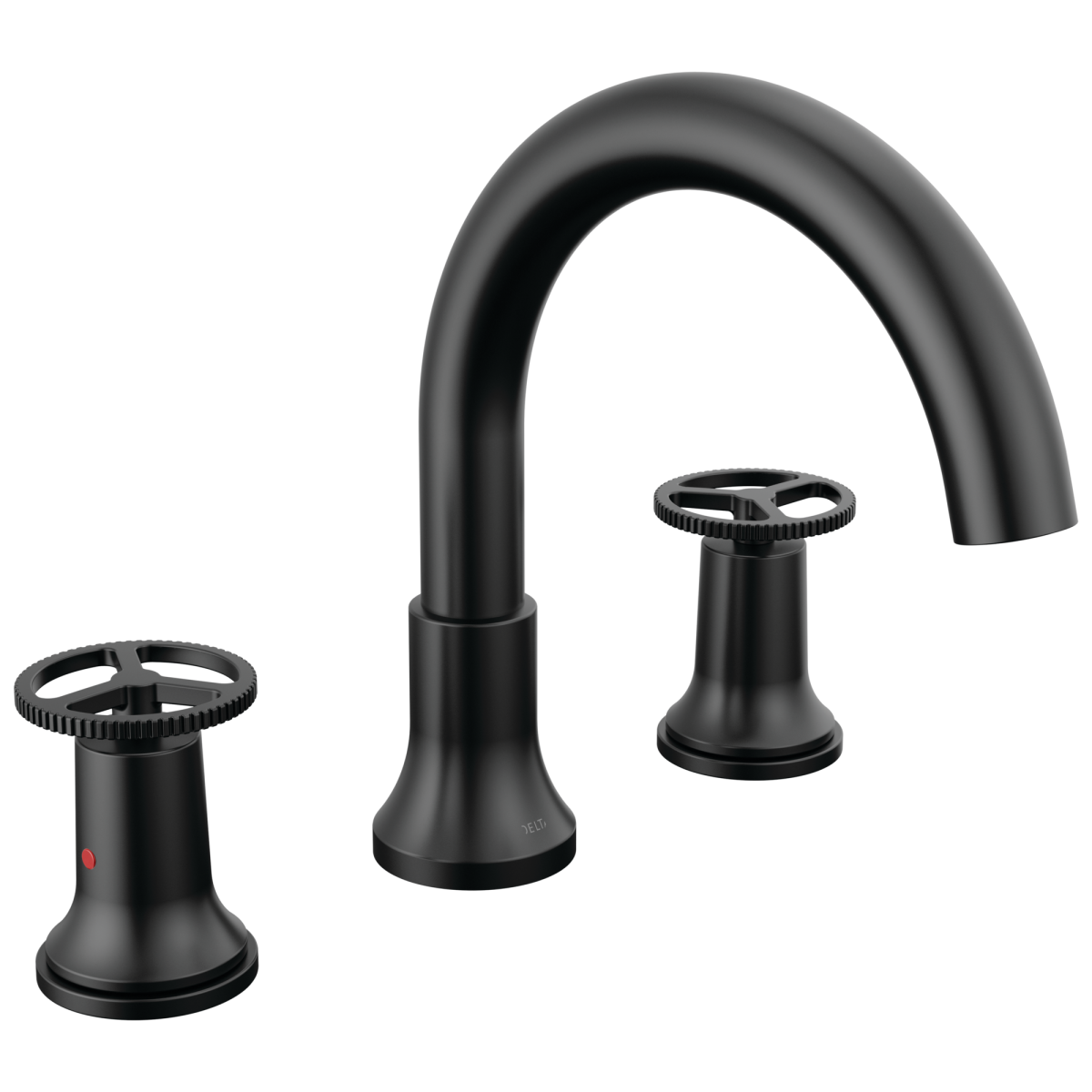 DELTA Trinsic Roman Tub Faucet Trim — Matte Black