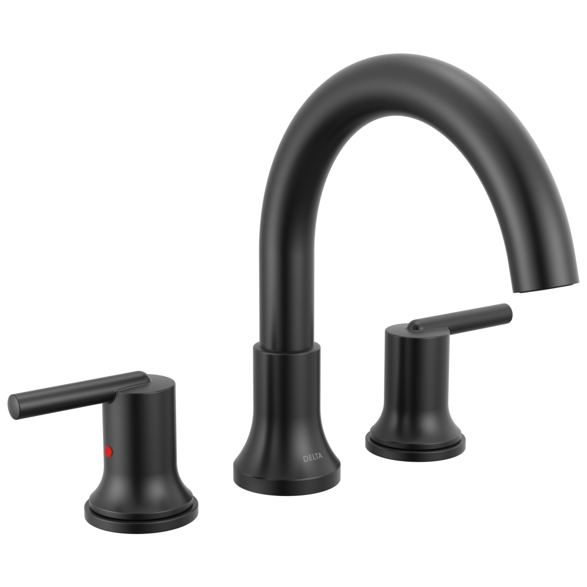 DELTA Trinsic Roman Tub Trim — Matte Black