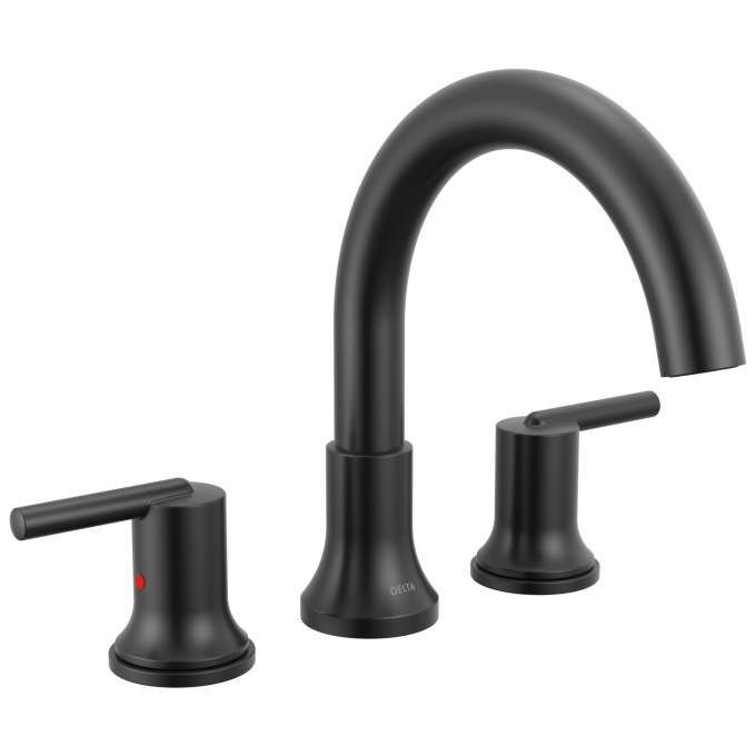 DELTA Trinsic Roman Tub Trim — Matte Black