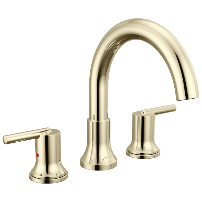 DELTA Trinsic Roman Tub Faucet Trim — Polished Nickel