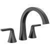 DELTA Lineax Roman Tub Trim — Matte Black