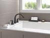 DELTA Lineax Roman Tub Trim — Matte Black