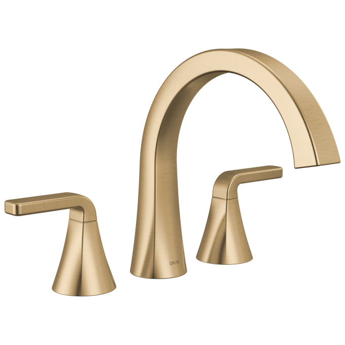 DELTA Lineax Roman Tub Trim — Champagne Bronze