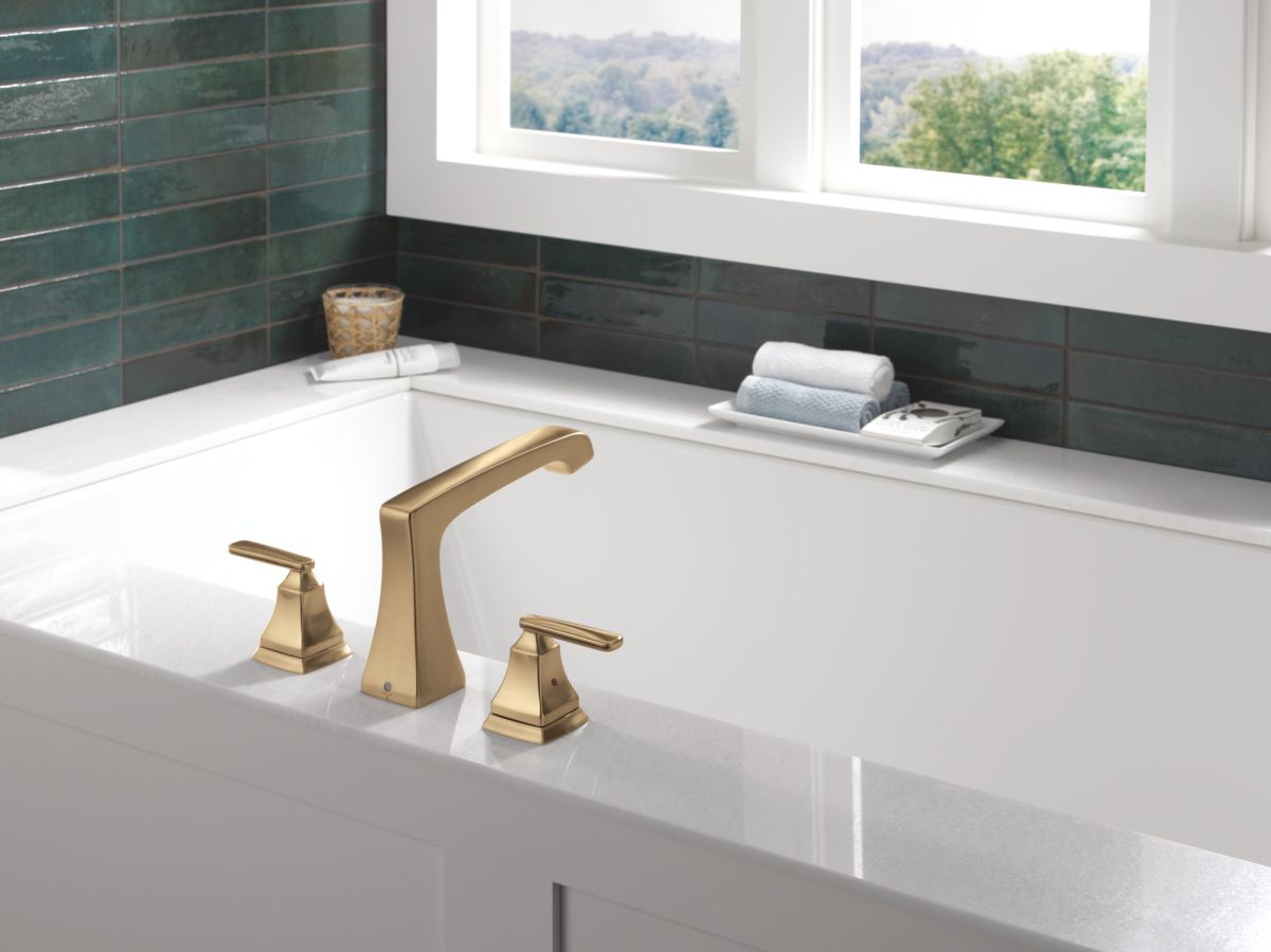 DELTA Ashlyn Roman Tub Trim — Champagne Bronze