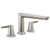 DELTA Galeon 3-Hole Roman Tub Trim — Lumicoat® Stainless