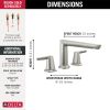 DELTA Galeon 3-Hole Roman Tub Trim — Lumicoat® Stainless