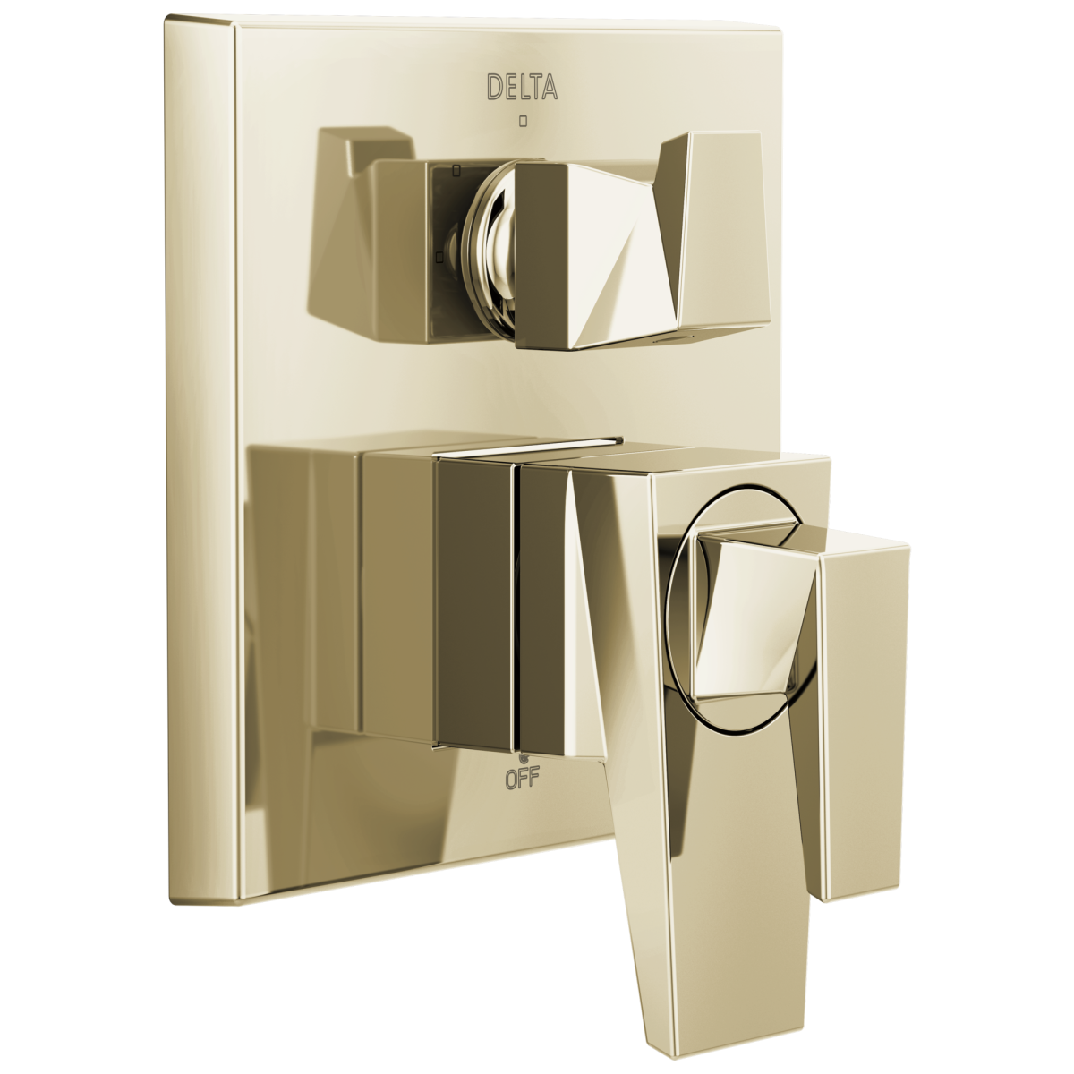 DELTA Trillian Two-Handle Monitor 17 Series Valve Trim with 3-Setting Diverter — Lumicoat® Polished Nickel