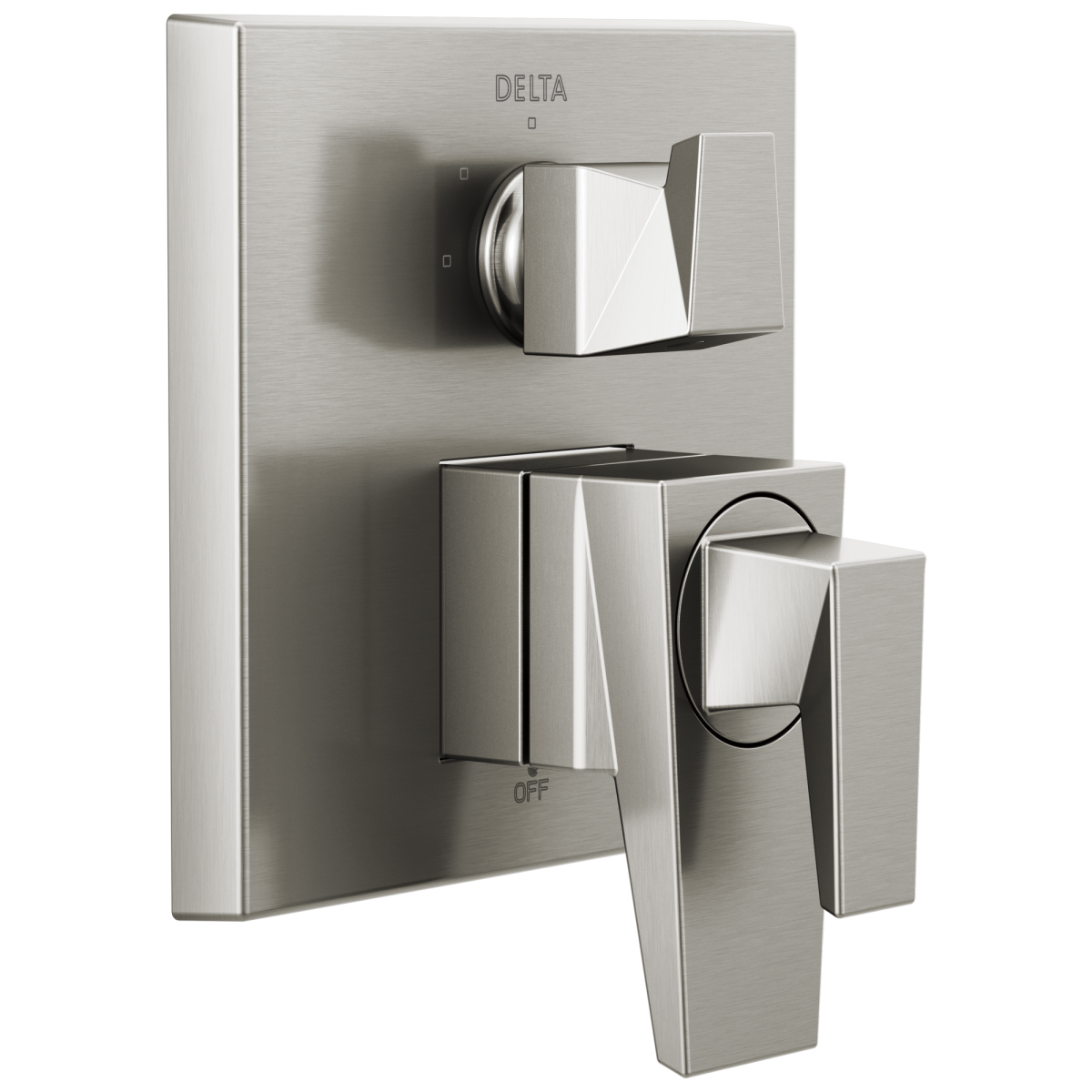 DELTA Trillian Two-Handle Monitor 17 Series Valve Trim with 3-Setting Diverter — Lumicoat® Stainless